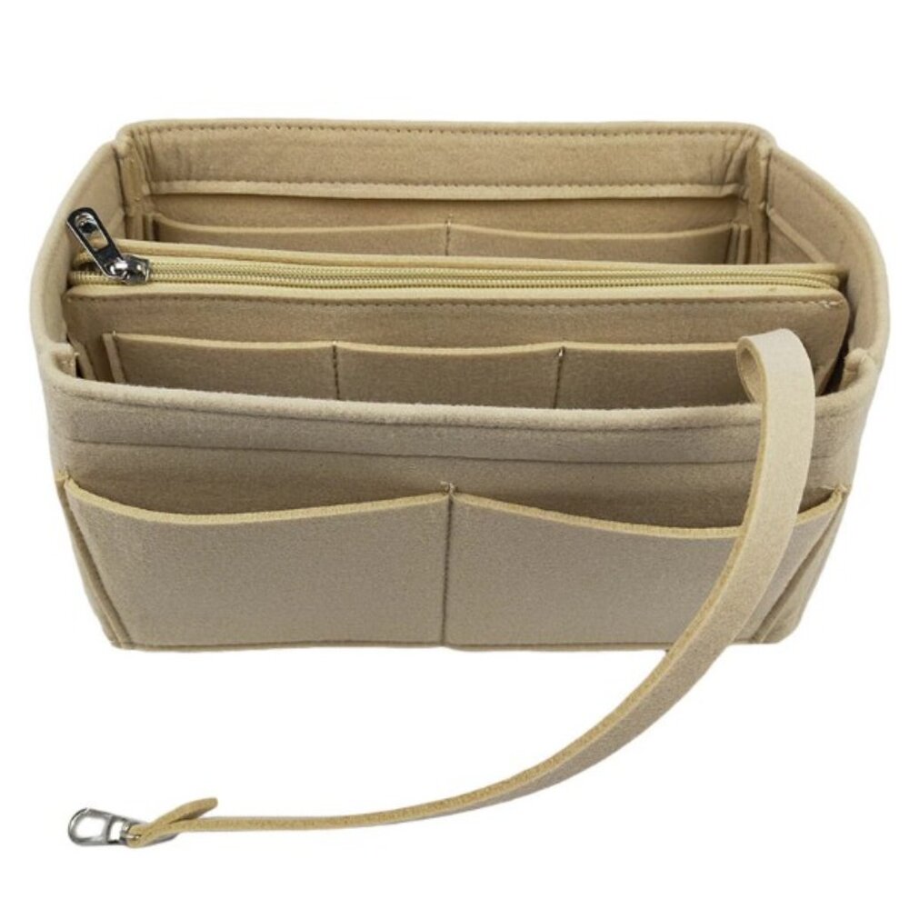 Insert/Organizer- SM- Designer Handbags/Totes -Khaki Style 1- NWT